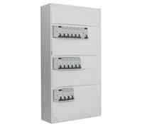 SIEMENS - Tableau 3 Rangées Pré-équipé 4 Inter. Diff. 40A + 13 Disjoncteurs