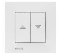 SIEMENS - Interrupteur Volet Roulant Blanc Delta Viva - Plaque Blanc