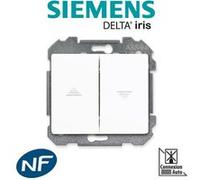 Siemens - interrupteur volet roulant blanc G