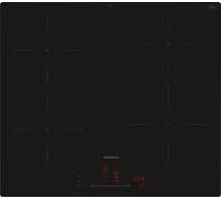 Siemens iQ100 EH601HEB1E, Noir, Encastrable, 60 cm, Plaque à induction avec zones, Vitrocéramique, 4 zone(s)