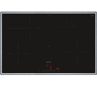 Siemens iQ300 EH845HFB1E Plaque de cuisson à induction intelligente Noir 80 | Zone de cuisson commutable, Home Connect, fonction pause, sécurité enfant, indicateur de chaleur résiduelle, vitrocéramique