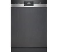 Siemens iQ300, lave-vaisselle partiellement intégré, 60 cm, acier brossé, SN53ES04TE