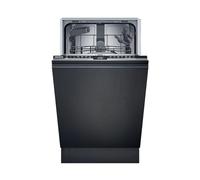 Siemens iQ300 SR63EX24KE Lave-vaisselle intelligent entièrement intégré, 45 cm de large, fabriqué en Allemagne, panier à couverts, ouverture automatique de porte au programmeur, agréablement
