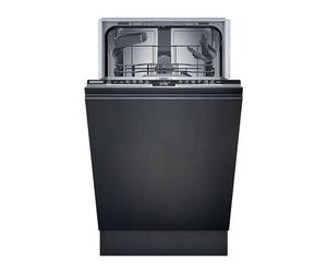 Siemens iQ300 SR63EX24KE Lave-vaisselle intelligent entièrement intégré, 45 cm de large, fabriqué en Allemagne, panier à couverts, ouverture automatique de porte au programmeur, agréablement