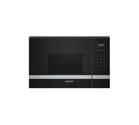 Siemens iQ500 BE525LMS0 Micro-ondes encastrable combiné 20 L 800 W Noir, acier inoxydable