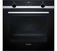 Siemens iQ500 HB517GBS3 Four encastrable en acier inoxydable CookControl10 | Cuisson à air chaud 3D sur 3 niveaux, sécurité enfant, capacité utile de 71 l, chauffage rapide, écran LCD blanc avec bouton