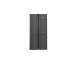 Siemens iQ500 KF96NAXEA frigo américain Pose libre 605 L E Noir, Acier inoxydable