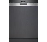 Siemens iQ500, Lave-vaisselle semi-intégré, 60 cm, Acier brossé, SN55ZS07CE