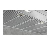 Siemens iQ500 LC98BIP50 - Hotte - cheminée plate - largeur : 89.8 cm - profondeur : 50 cm - extraction et recirculation (avec kit de recirculation supplémentaire) - avec moteur interne -...