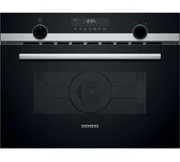 Siemens iQ500, Micro-ondes encastrable à air chaud, 60 x 45 cm, Acier inoxydable, CM585AGS1