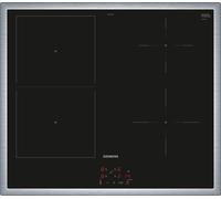 Siemens iQ500, Table de cuisson à induction, 60 cm, piloté par le four, noir, Avec cadre à poser, EM645CSB6E