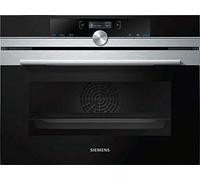 Siemens iQ700 CB635GBS3 Four (moyen, four électrique, 47 l, 300 °C, noir, acier inoxydable, boutons, rotatif)