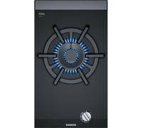 Siemens iQ700 ER3A6AB70, Noir, Intégré, 30 cm, Plaque de cuisson gaz, Vitrocéramique, 1 zone(s)