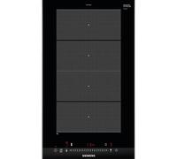 Siemens iQ700 EX375FXB1E Table de cuisson à induction Aluminium brossé/noir - 2 foyers