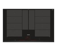 Siemens iQ700 EX851LYC1F - Table de cuisson à induction - 4 plaques de cuisson - Niche - largeur : 75 cm - profondeur : 49 cm - noir - avec cadre biseauté