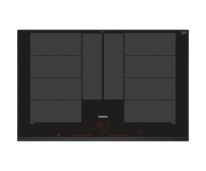 Siemens iQ700 EX851LYC1F - Table de cuisson à induction - 4 plaques de cuisson - Niche - largeur : 75 cm - profondeur : 49 cm - noir - avec cadre biseauté
