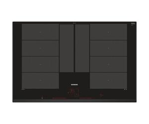 Siemens iQ700 EX851LYC1F - Table de cuisson à induction - 4 plaques de cuisson - Niche - largeur : 75 cm - profondeur : 49 cm - noir - avec cadre biseauté