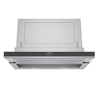 Siemens iQ700 LI67SA671 hotte Semi-intégrée (semi-encastrée) Noir, Acier inoxydable 717 m³/h A