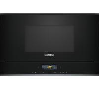 Siemens iQ700, Micro-ondes encastrable, Noir, Acier inoxydable, BF722L1B1