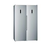 Siemens KA99NBI30 Side-by-Side, 186 cm de hauteur, 346 kWh par an, réfrigérateur de 346 litres et partie congélateur de 237 l, la boîte hydroFresh avec régulation de l'humidité garde les fruits et