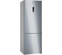 Siemens KG49NXIBF iQ300 Réfrigérateur-congélateur Autonome, NoFrost, hyperFresh, acier inoxydable, fonctionnement silencieux, volume total 440 l, 70 cm de large, 203 cm de haut