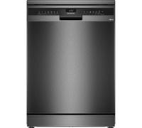 Lave vaisselle 60 cm SIEMENS SN23EC22AE, varioSpeed Plus, Acier brossé noir [EEK: B]