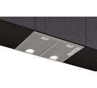 Siemens LB55566 iQ300 Bloc de ventilateur, 53 cm, fabriqué en Allemagne, éclairage LED, évacuation d'air, recirculation, puissant, silencieux, pour montage mural ou sur un îlot de cuisson, argent