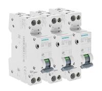 LOT 3 disjoncteurs modulaire 230V, 4,5kA, 1+N POLES, COURBE C, 10A