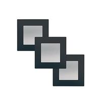 SIEMENS - LOT 3 Va et Vient Silver Delta Viva + Plaque Anthracite