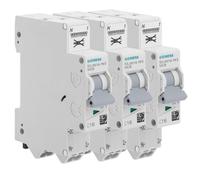 Lot de 3 disjoncteurs Auto P+N 16A