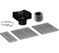 Siemens LZ11BKS11 Long Life Kit de recirculation d'odeurs reconstituable pour hotte aspirante Accessoires de recirculation Adaptés aux manges inclinées Durable et Efficace