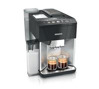 Siemens Machine à café EQ500 intégrale TQ517D03, nombreuses spécialités de café, mousseur à lait, réservoir à lait, fonction 2 tasses, nettoyage à la vapeur, 1500 W, acier inoxydable/laqué piano noir