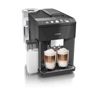 EQ.500 Machine a café 1500W -Carafe a lait 0,7L intégrée-9 programmes-3 temp.-Réservoir eau 1,7L - iAroma - Noir laqué - Siemens