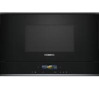 Siemens iQ700 BF722L1B1 micro-onde Noir Micro-onde simple Intégré 21 L 900 W