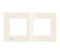 Siemens - plaque double beige delta viva siemens beige G