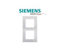Siemens - plaque double gris siemens delta viva
