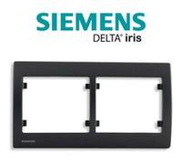 Plaque Double Horizontale Anthracite Delta IRIS