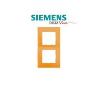 Siemens - plaque double orange siemens delta viva