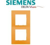 Siemens - plaque double orange siemens delta viva
