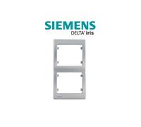 Siemens - plaque double verticale aluminium