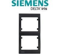 Plaque Double Verticale Anthracite Delta IRIS