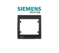 Siemens - plaque simple anthracite delta iris