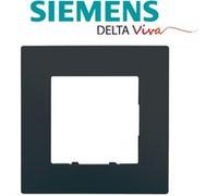 Plaque Simple Anthracite Siemens DELTA VIVA