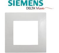 Siemens - plaque simple gris siemens delta viva