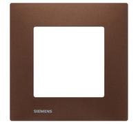 Siemens Plaque simple DELTA VIVA Métal marron
