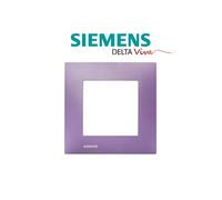 Siemens - plaque simple violet siemens delta viva