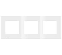 Siemens Plaque triple DELTA VIVA Blanc