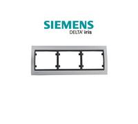Siemens -plaque triple horizontale métal aluminium aluminium