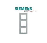 Siemens - plaque triple silver siemens delta viva
