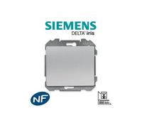 Siemens - poussoir aluminium delta iris siemens